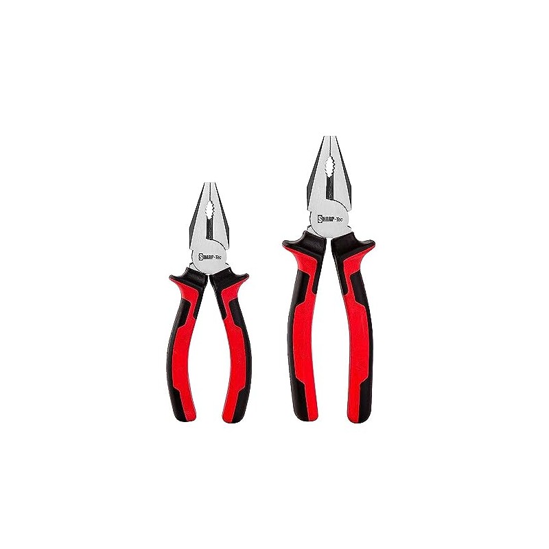 Sharp-Tec Combination Cutters Pliers Set, 2-Piece Combination Cutting Pliers with