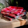 HOPLEE Farmhouse Pillow Covers Soft Summer Tartan Pillow Covers 18X18