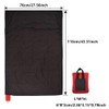 2PCS Mini Pocket Picnic Blanket Red + Blue Durable Lightweight