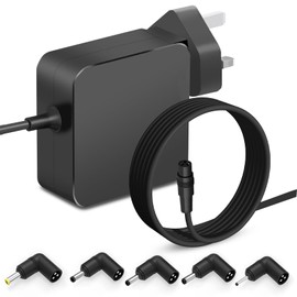 65W 45W Universal Laptop Charger Power with 5 different easy replacement connectors compatible for Asus VivoBook ZenBook NoteBook A52F A53E A53S A54C A55A A56C A56CA 12 15 17 14 16 S15 S16 S14