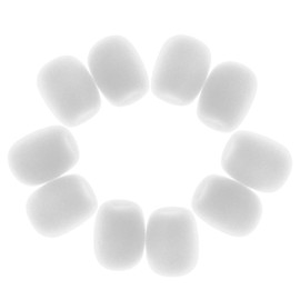 MagiDeal Durable 10Pcs Sponge Mini Microphone Windscreens Mic Cover, White