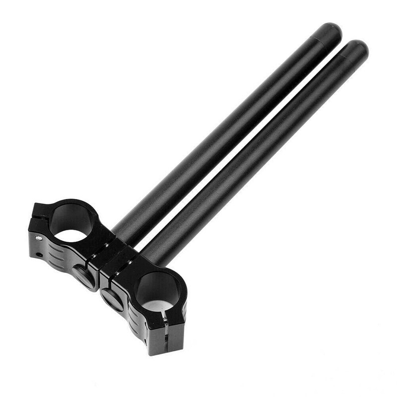 HIYOYO Motorcycle Clip-On 7/8'' Handlebars 41MM Fork Tube Handle Bar