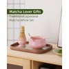 ZENS Matcha Set Pink, Japanese Matcha Tea Ceremony Kit, 5pcs