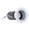 AC100-277V 7W Warm White LED Recessed Lamp Ceiling Light Downlight