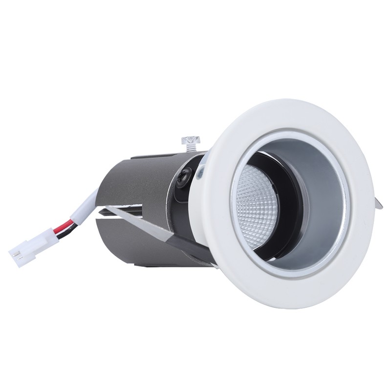 AC100-277V 7W Warm White LED Recessed Lamp Ceiling Light Downlight