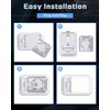 JEFLYM C921 921 912 LED RV Bulbs,Super Bright White T10