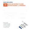 Security Picture Hangers for Cleats - T Lock Security Hangers
