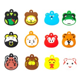 ZHIZHOUNEY 1PC Cute Tennis Dampeners Funny Tennis Racket Dampener Soft Silicone Tennis Racquet Dampeners Tennis Damper Tennis Supplies, monkey