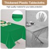 Kongdaoth Green 16 Pack 54 x 108 Inch Plastic Tablecloths,