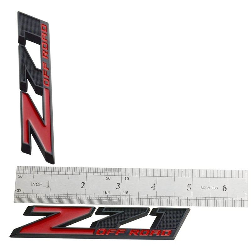 2 piezas Z71 todoterreno para maletero trasero de 5 pulgadas,