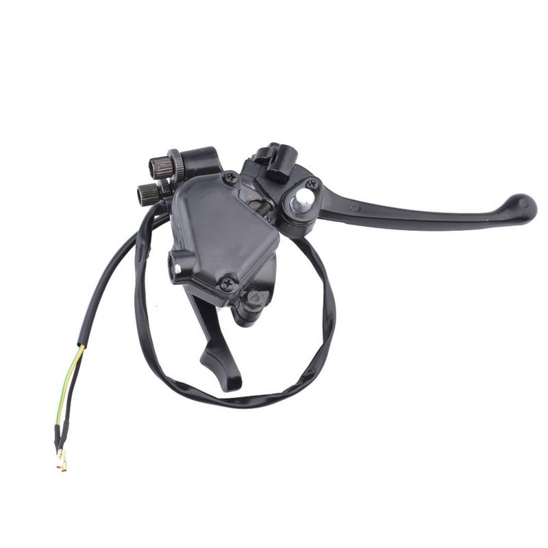 Minireen 7/8'' 22mm Thumb Throttle Cable Accelerator Dual Brake Lever