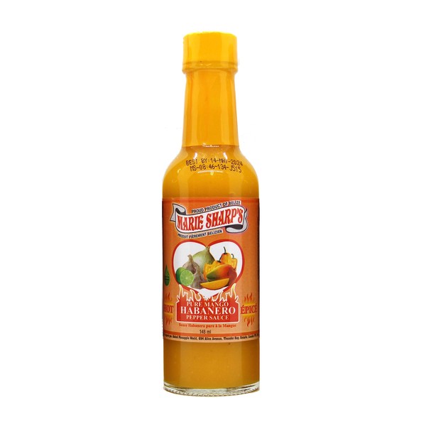 Marie Sharp's Mango Hot Sauce with Yellow Habanero 148 mL