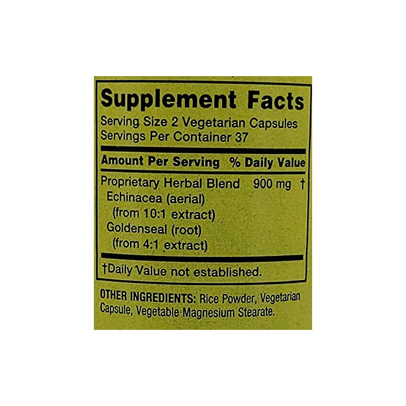 SpringValley Echinacea Goldenseal Blend - Supports Immune Health - 900