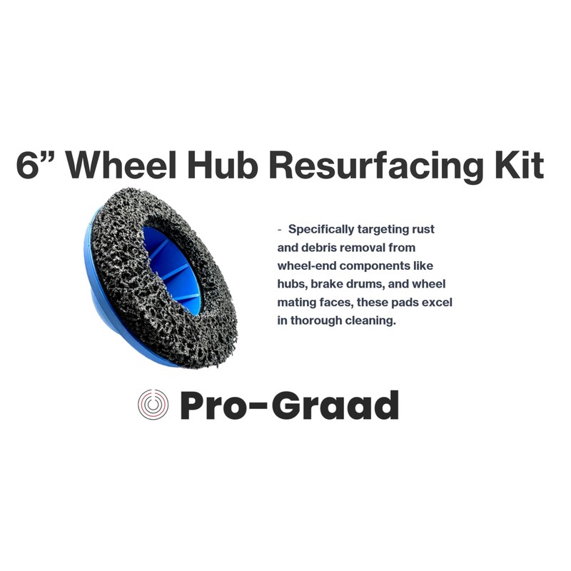 Pro-Graad 6” Professional Brake Hub Cleaning & Resurfacing Kit –