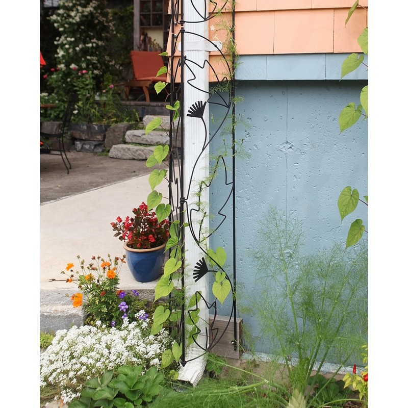 Achla Designs Downspout Wrought Iron Garden Trellis