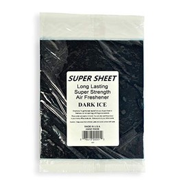 Super Sheet Large (8"x7") Under Seat Car Air Freshener (Dark Ice)