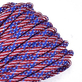 Paracord aburrido – 1', 10', 25', 50', 100' Hanks & 250', 1000' bocinas de paracaídas 550 Cuerda tipo III 7 hebras Paracord más de 300 colores, estrellas y rayas, 10 pies