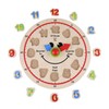 Hape Wooden Colorful Happy Clock Knob Puzzle| Clock Time Learning