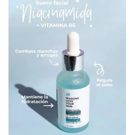 Serum Niacinamida Vitamina B5 30ml Seasons Antiacné Hidratante Facial
