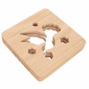 2W 3D Wood Carving Lamp Warm White Light Peace Dove
