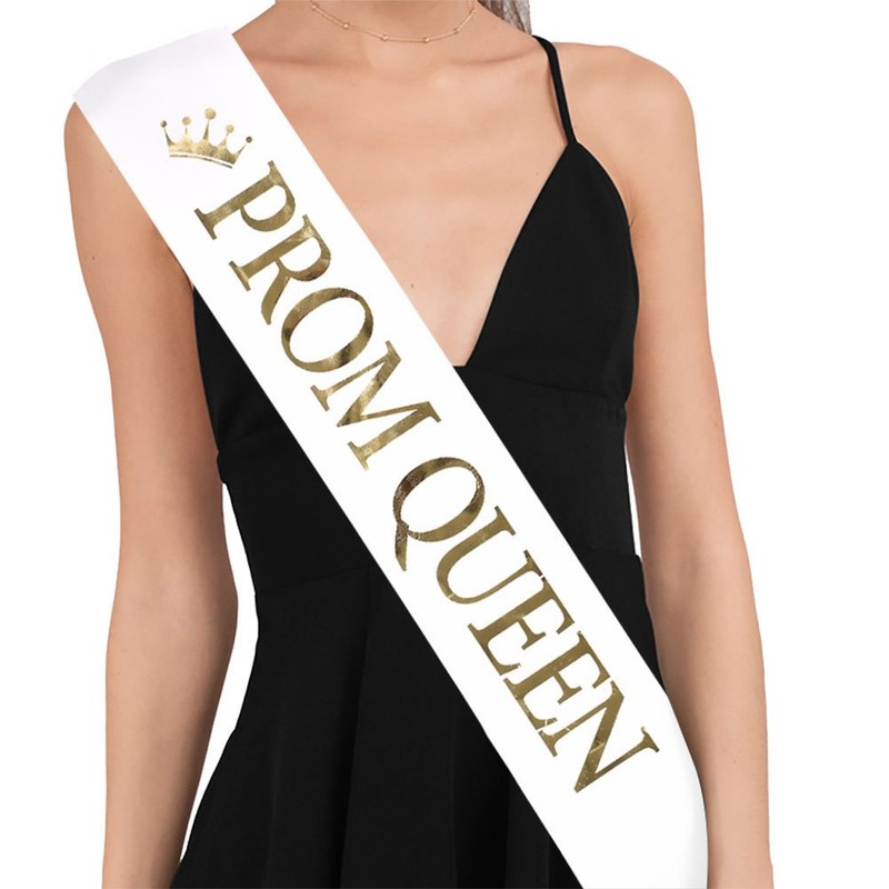 TTCOROCK Prom Kingâ€ and â€Œprom Queenâ€ Sashes â€“ Graduation Party