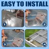 25 Pcs 5 inch Aluminum Roof Gutter Hanger with Straps