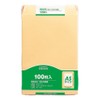Maruai PK-168 A5 Rectangular No. 6 Kraft Envelopes, Brown Envelopes,