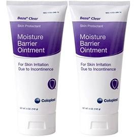 Baza Clear Moisture Barrier Ointment, 5 Ounce Tube, Pack of 2