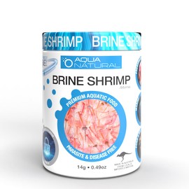 Aqua Natural Freeze Dried Brine Shrimp 0.4oz Fish Food