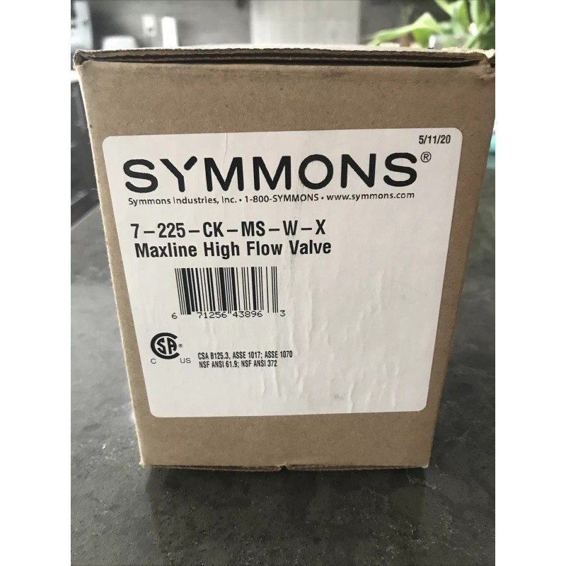 SYMMONS 7-225-CK-MS MAXLINE HIGH FLOW VALVE