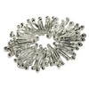 SILBERMOOS women's pendant sun sunrays sparks open round matt 925