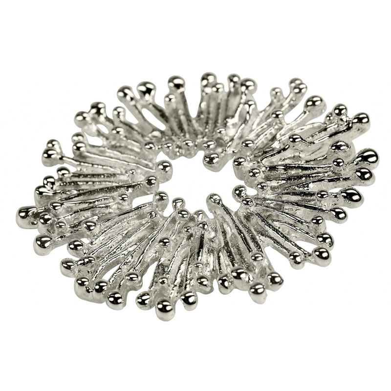 SILBERMOOS women's pendant sun sunrays sparks open round matt 925