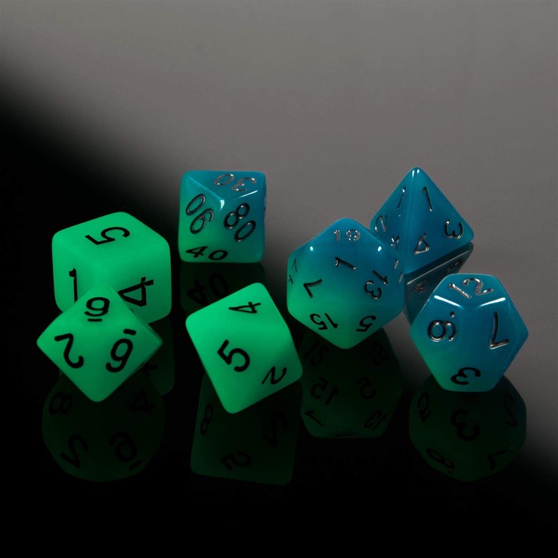 Shibby Pen & Paper Polyhedral Dice 7 Pieces