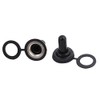 sourcing map 10 Pieces 12 mm Thread Waterproof Toggle Switch