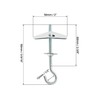 QWORK Ceiling Hooks, 12 Packs 3-9/16" Spring Toggle Wing Bolts