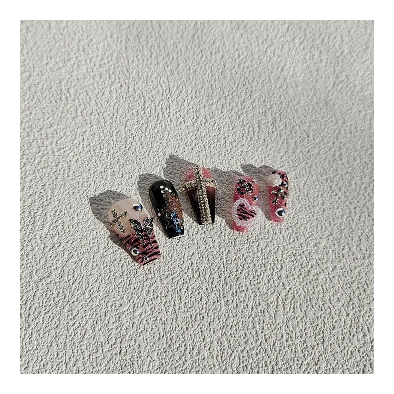 Gyaru Handmade Nail Tips - Long Point / 갸루 수제네일팁