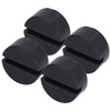 4PCS Rubber Jack Lifting Pad Adapter Floor Round Slotted Frame