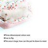 Washable Cat Dog Bed Soft Square Pet Nest Dog House