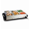 MegaChef Stainless Steel Housing Easy Clean Buffet Server & Food