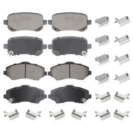 Front & Rear Ceramic Brake Pads Set for Dodge Grand Caravan 2008-2012, Journey 2009-2012, for Chrysler Town & Country 2008-2012, for VW Routan 2009-2012 8PCS
