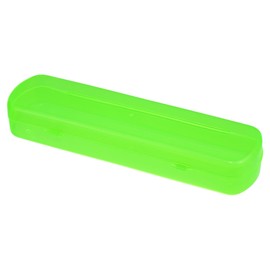 VOCOSTE Toothbrush Travel Case, Plastic, Lightweight Traveling Toothbrush Holders Case, for Travel Business, Green, 2.17"x1.38"x8.07"