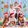 HOWAF 30pcs Mele Kalikimaka Photo Booth Props,Hawaii Christmas Selfie Props