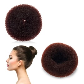Hair Donut Bun Maker Hair Bun Shaper Ring Style Bun Ring Style Donut Bun Shaper Easy Bun Maker for Hair Chignon Hair Small Doughnut Shaper Hair Accessories for Short Thin Hair Women Girls (Medium)