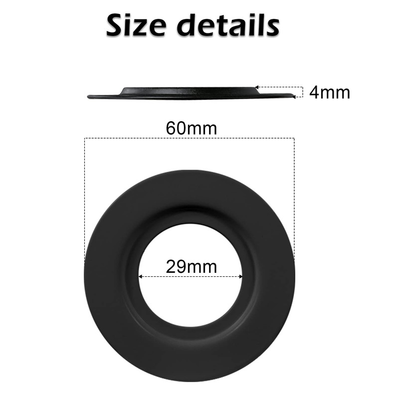 LEGELITE 2 Pack Metal Lamp Shade Reducer Ring, E27/E14 Light
