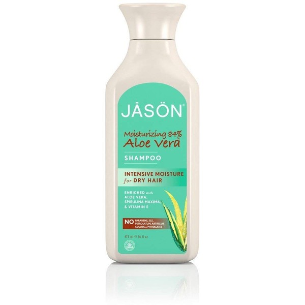 Jason Aloe Vera Shampoo, 84% Certified Organic - 16 oz - 2 pk