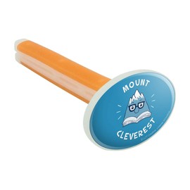 Mount Cleverest Everest Reading Book Funny Humor Car Air Freshener Vent Clip