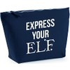 Hippowarehouse Express Your Elf printed make up cosmetic wash bag