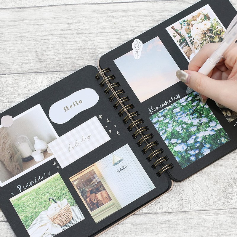 Lab Clip Scrapbook Square Navy SCSQ01-NV