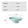 Kelendle Ceramic Footed Bowl Round Pedestal Bowl Decorative Fruit Dish