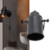 Wall Sconce Plug in Lamp Indoor Bedroom Bedside American Retro